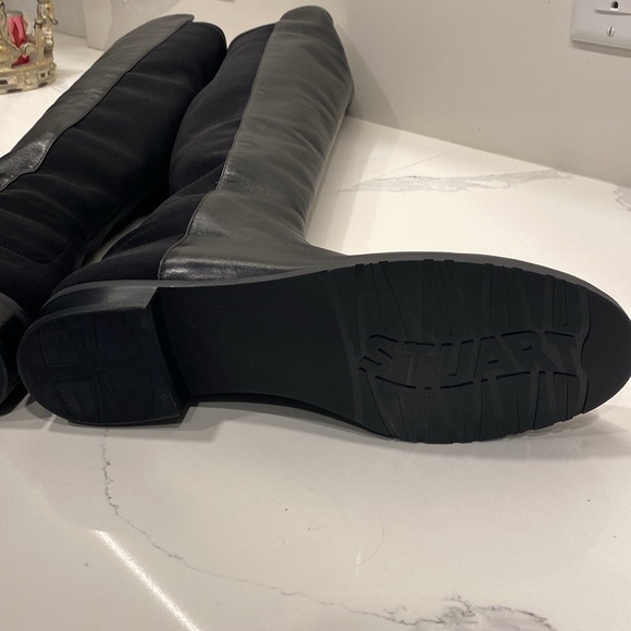 NIB Sexy Stuart Weitzman 50/50 OTK flat boots. - Picture 7 of 9